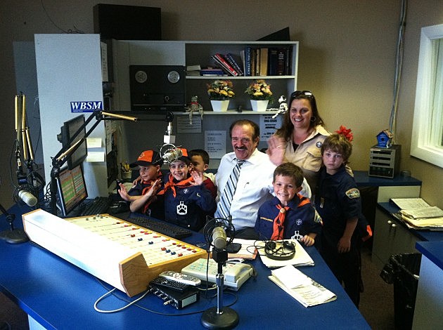 Phil with Cub Scouts