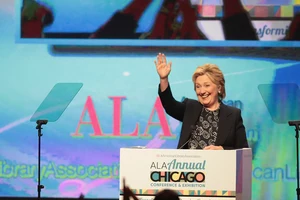 Hillary Clinton Addresses American Library Association Conference In Chicago