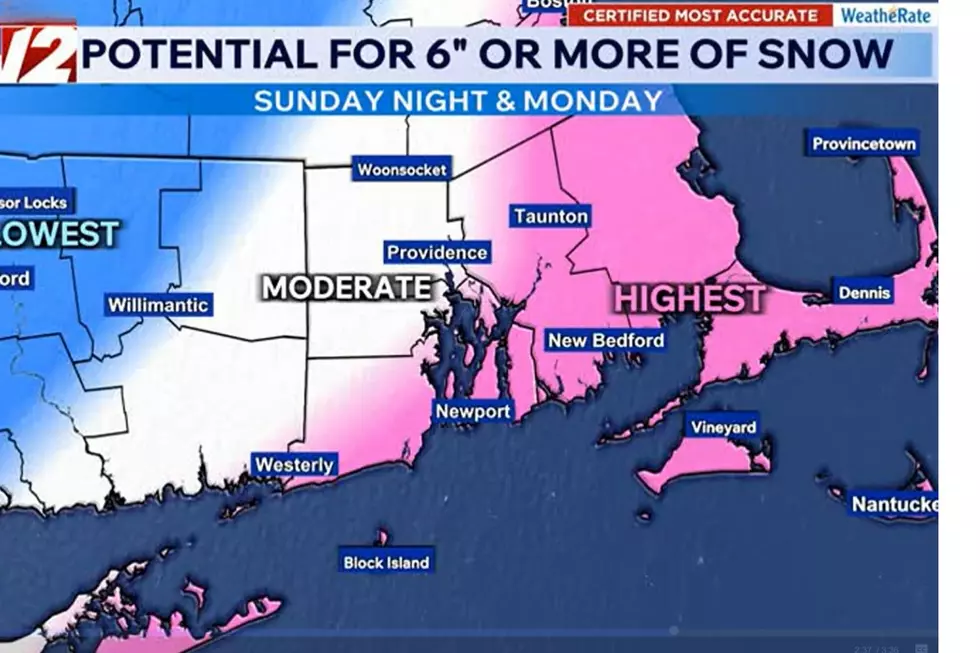 SouthCoast Could See Jackpot Snow Totals This Weekend